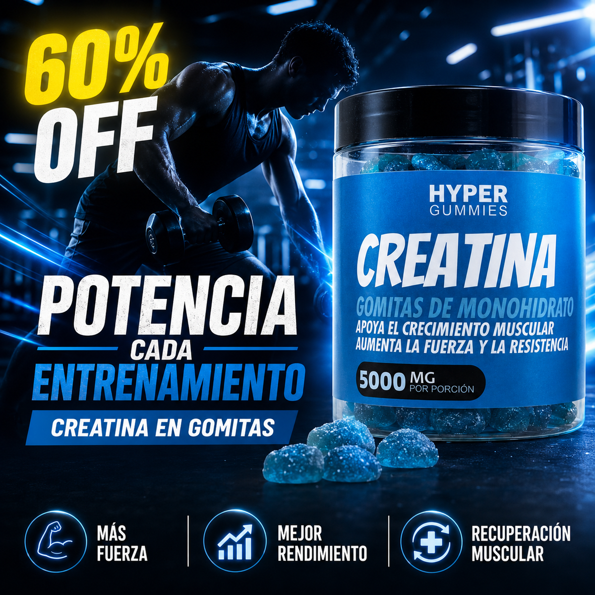 Gomas Creatina Hyper