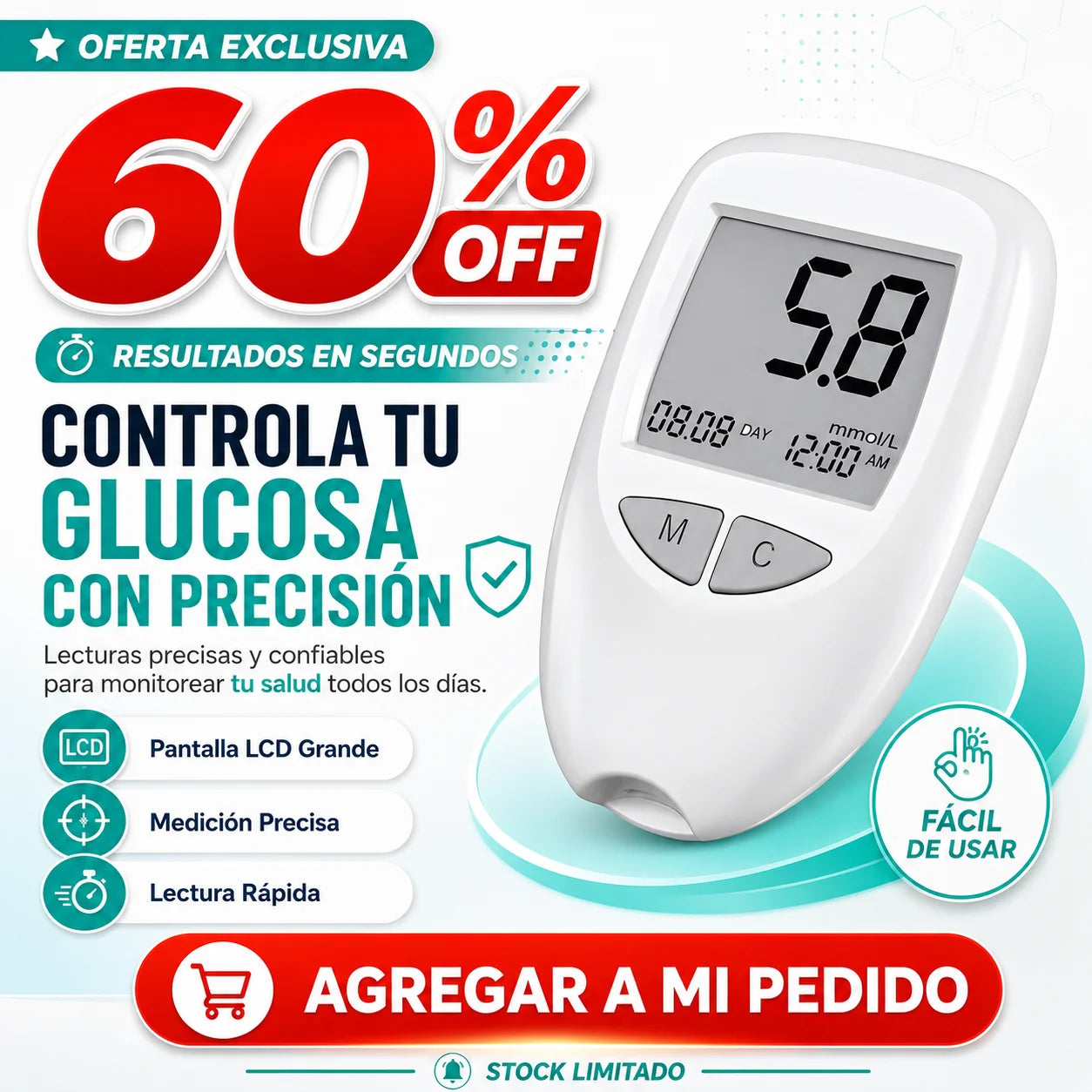 Glucometro Digital Salud Medidor