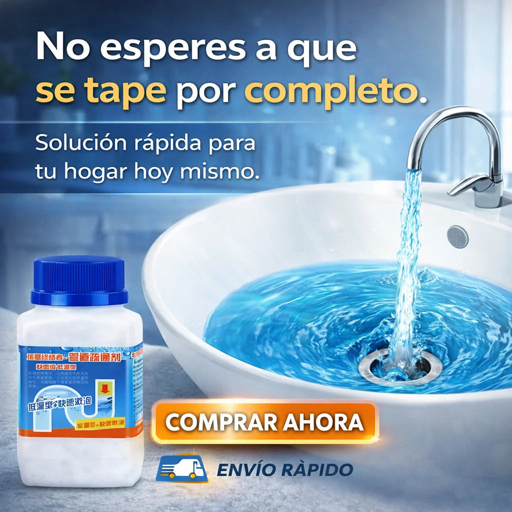 DrenaMax™ | Destapa y Previene Obstrucciones en Minutos