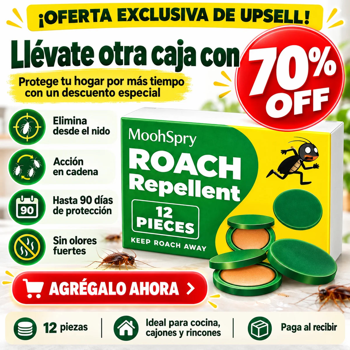 MoonSpry™ | Elimina Cucarachas Desde el Nido y Protege tu Hogar por 90 Días (2)