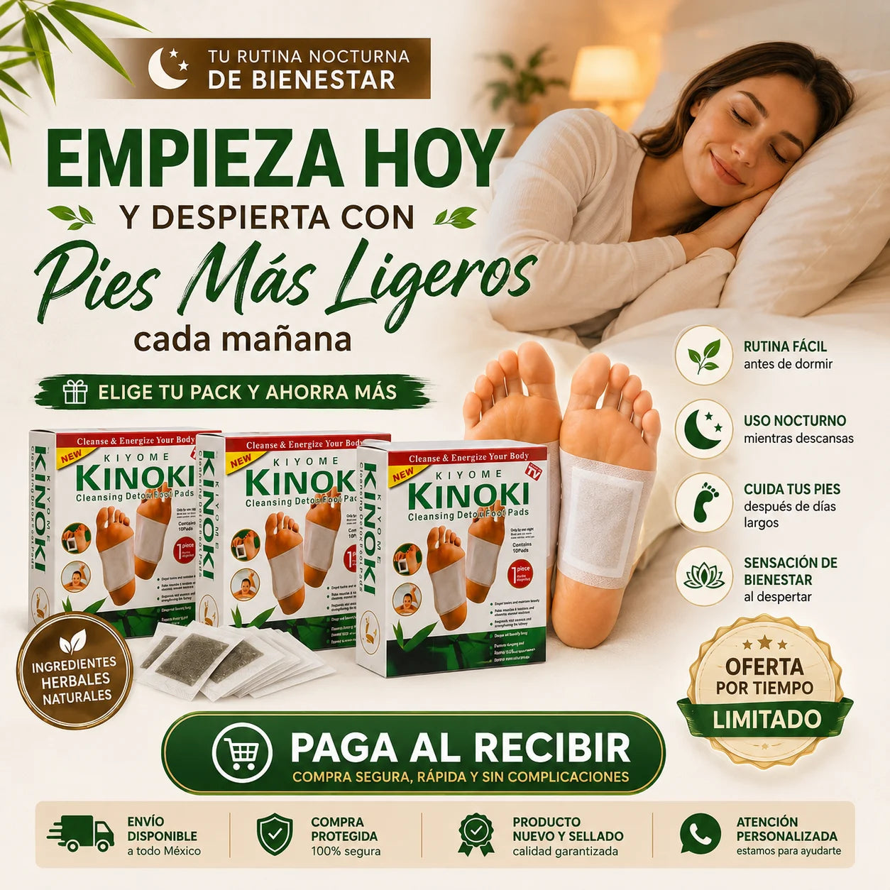 Parches Detox Herbales Kinoki™