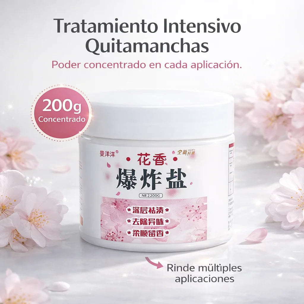 Sal Quita Manchas Blanqueador Ropa