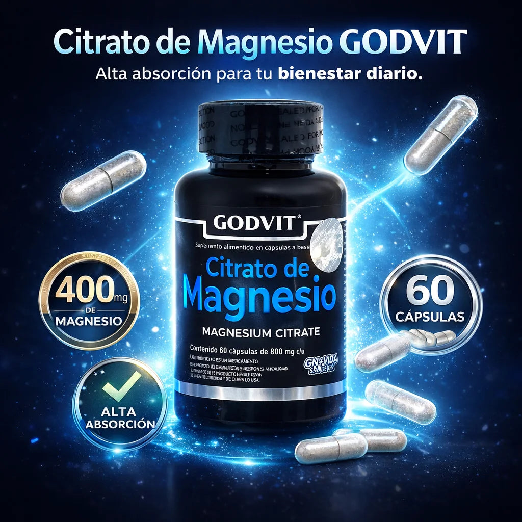 Suplemento Citrato De Magnesio Cofepris