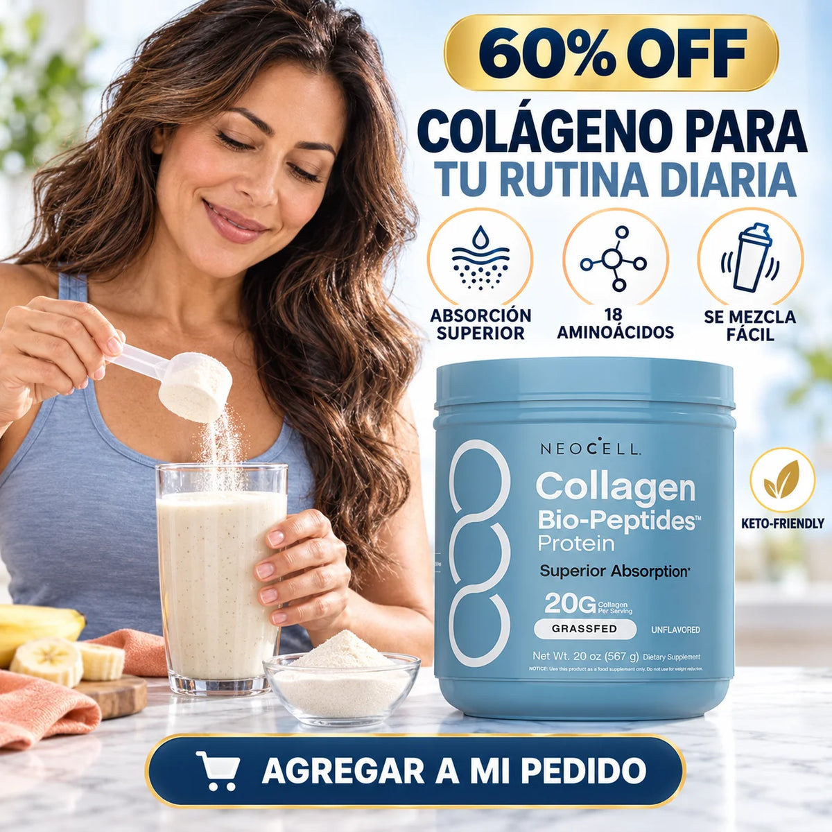 Suplemento Neocell Colageno 567gramos