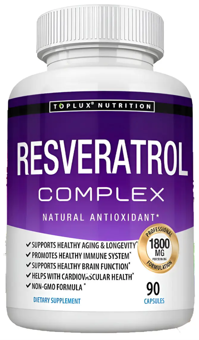 Resveratrol Complex Toplux | Antioxidante y Bienestar Diario