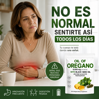 Aceite de Orégano Premium | 300 Cápsulas