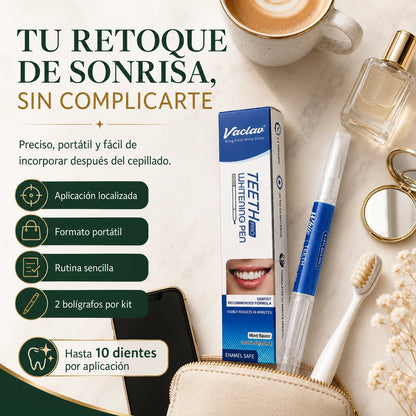 Lápiz Blanqueador Dental con Gel de Menta
