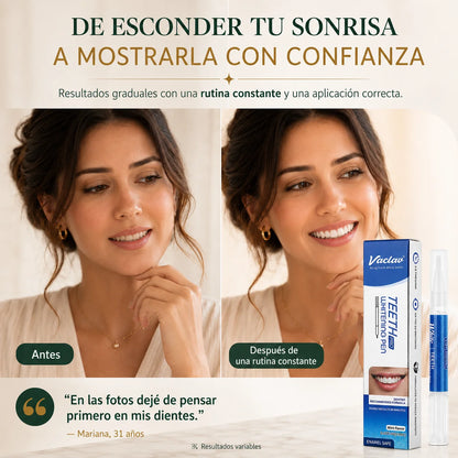 Lápiz Blanqueador Dental con Gel de Menta