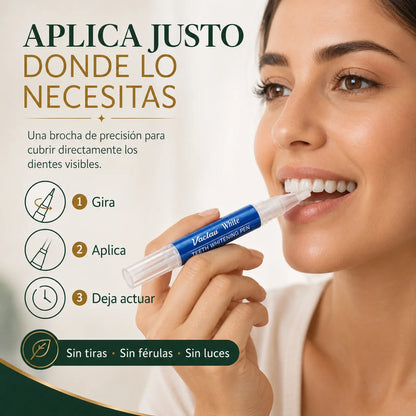 Lápiz Blanqueador Dental con Gel de Menta