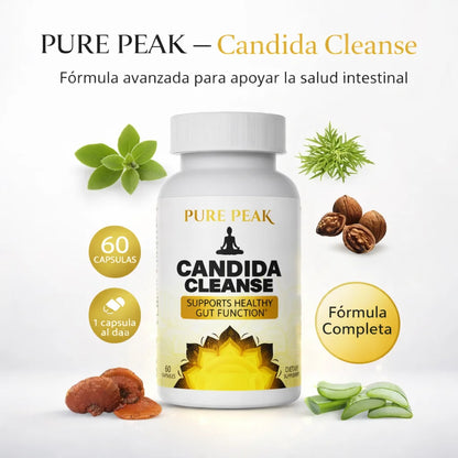 Candida Cleanse | Fórmula Premium de Soporte Digestivo y Balance Interno