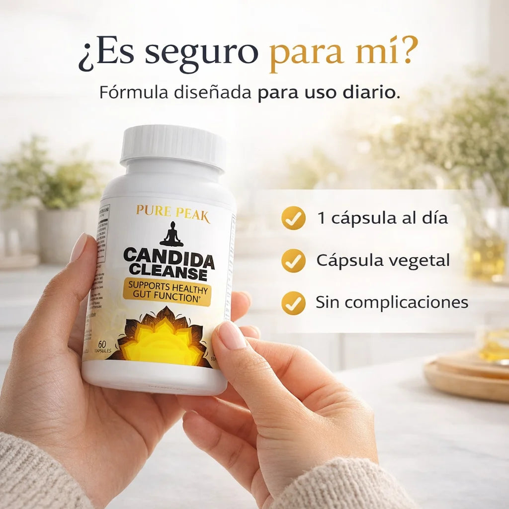 Candida Cleanse | Fórmula Premium de Soporte Digestivo y Balance Interno