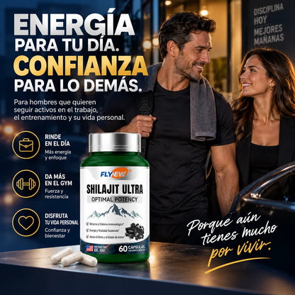 Shilajit Ultra Flynew | Energía, Deseo y Resistencia Renovada