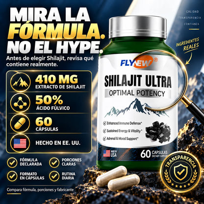 Shilajit Ultra Flynew | Energía, Deseo y Resistencia Renovada