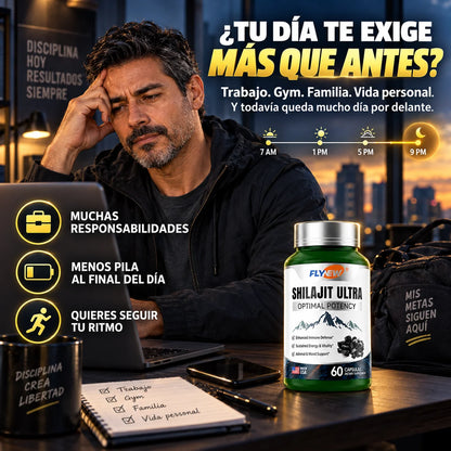 Shilajit Ultra Flynew | Energía, Deseo y Resistencia Renovada