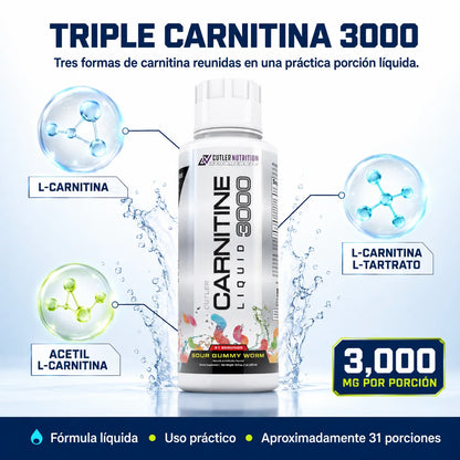 L-Carnitina Líquida 3000mg | Energía y Rendimiento Deportivo
