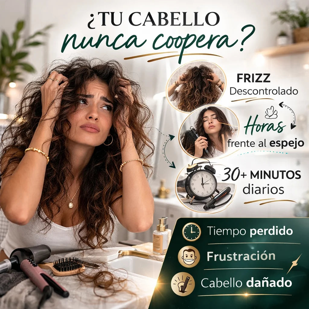 SilkRush™ | Cabello más liso en menos de 5 minutos sin plancha ni complicaciones