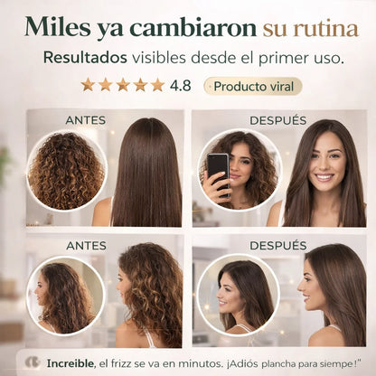 SilkRush™ | Cabello más liso en menos de 5 minutos sin plancha ni complicaciones