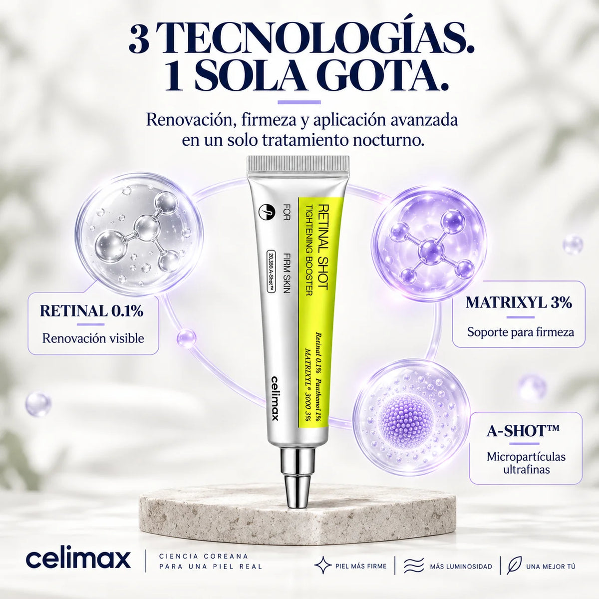 Crema Retinal Celimax Ocular | Líneas Finas y Firmeza