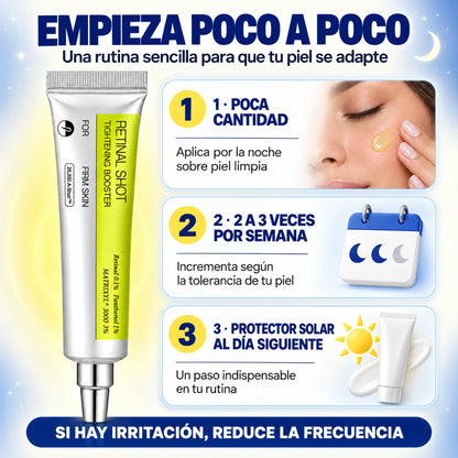 Crema Retinal | Firmeza, Arrugas y Poros