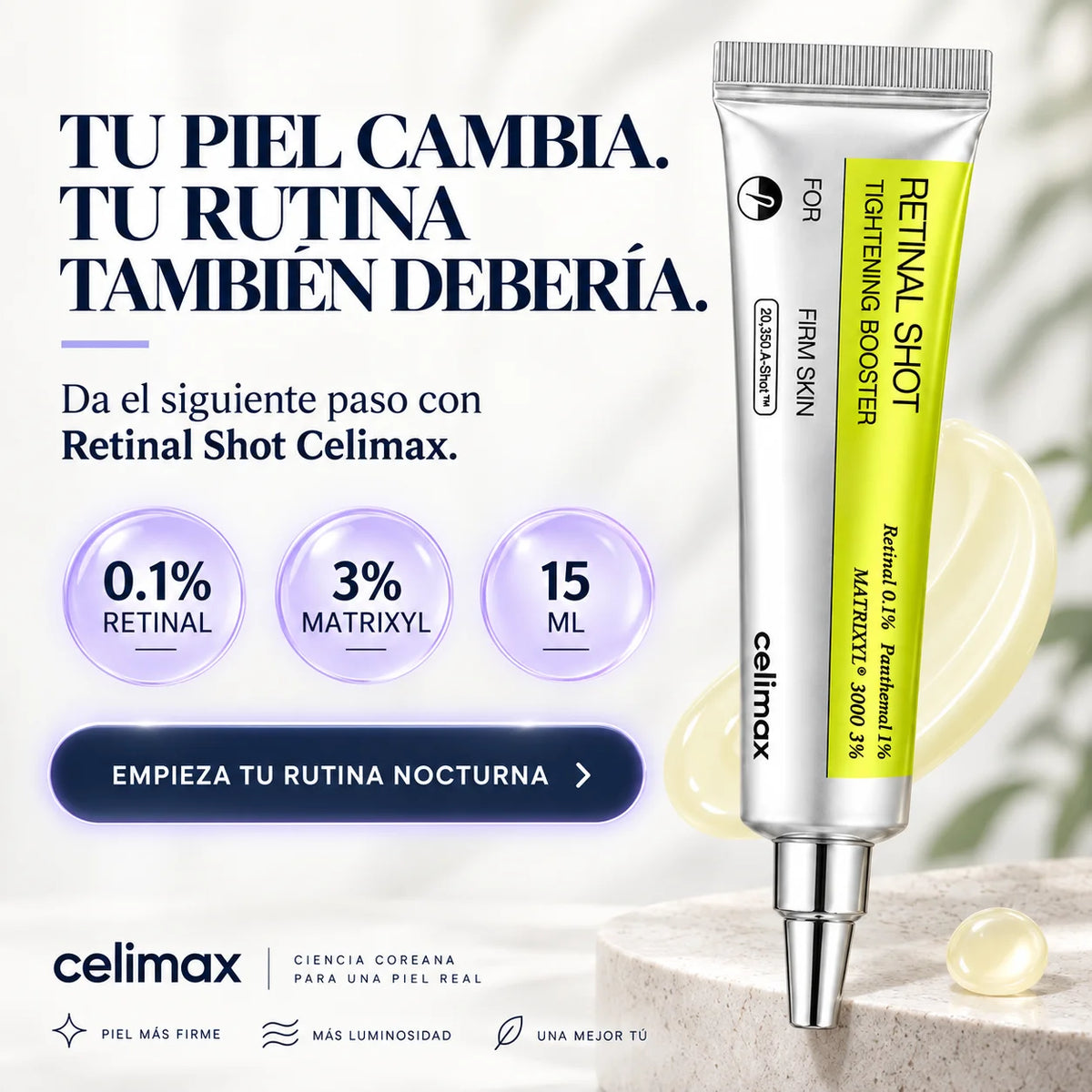 Crema Retinal Celimax Ocular | Líneas Finas y Firmeza