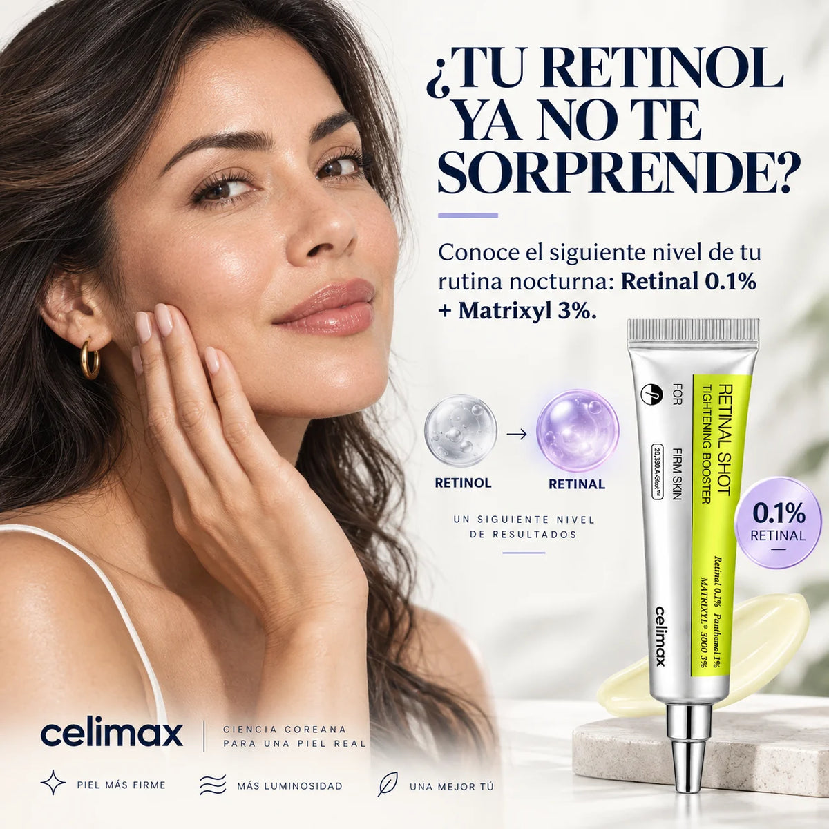 Crema Retinal Celimax Ocular | Líneas Finas y Firmeza