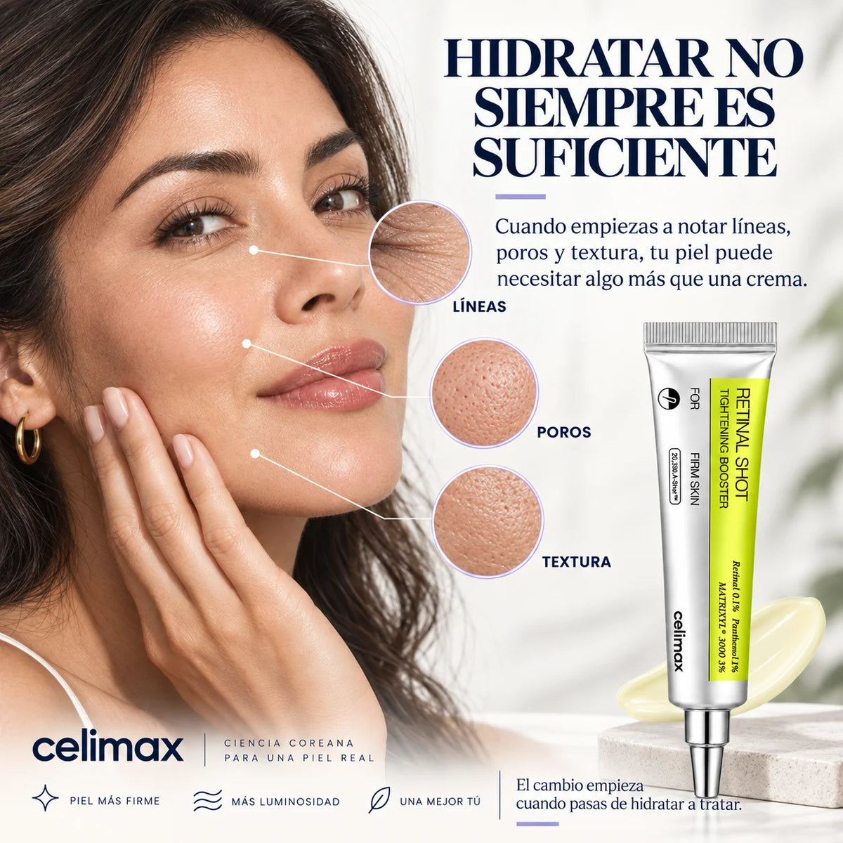Crema Retinal Celimax Ocular | Líneas Finas y Firmeza