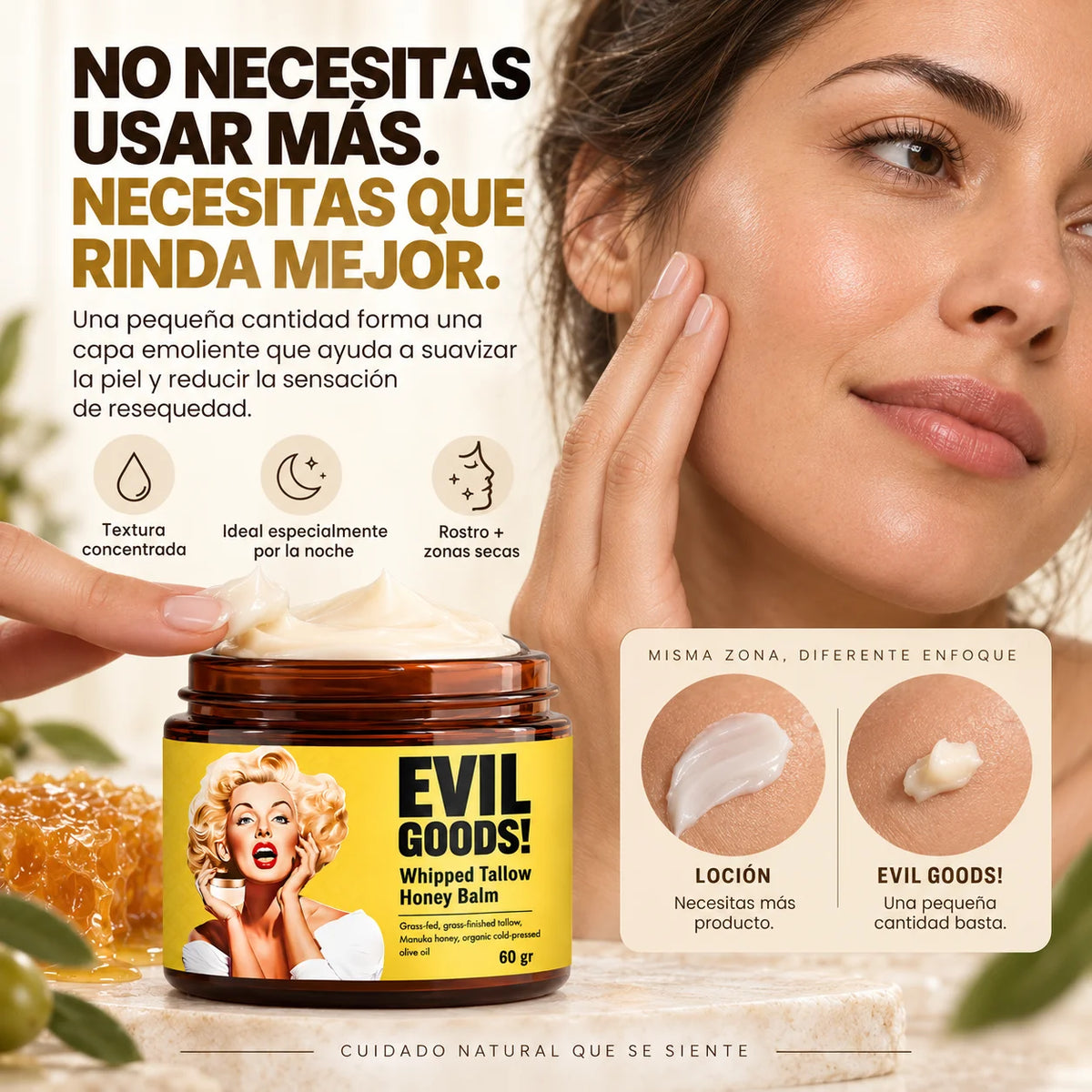 Crema Hidratante Evil Goods | Hidratación Intensiva