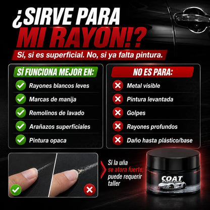 Crema Reparadora de Rayones para Auto | Restaurador de Pintura