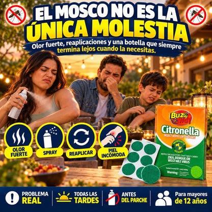 Parches Naturales Antimosquitos | Protección para Toda la Familia