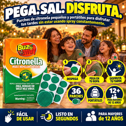 Parches Naturales Antimosquitos | Protección para Toda la Familia