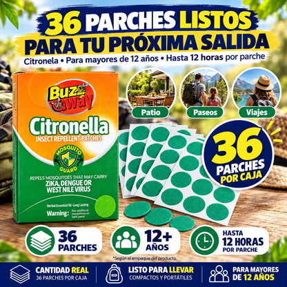 Parches Naturales Antimosquitos | Protección para Toda la Familia