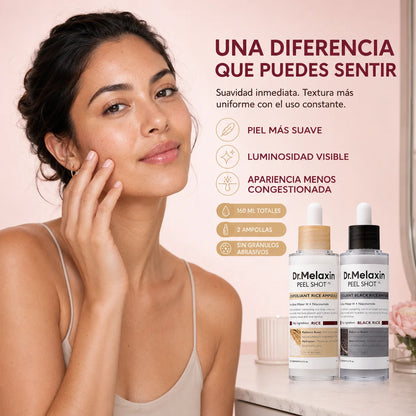 Kit 2x1 Exfoliante Facial Dr. Melaxin