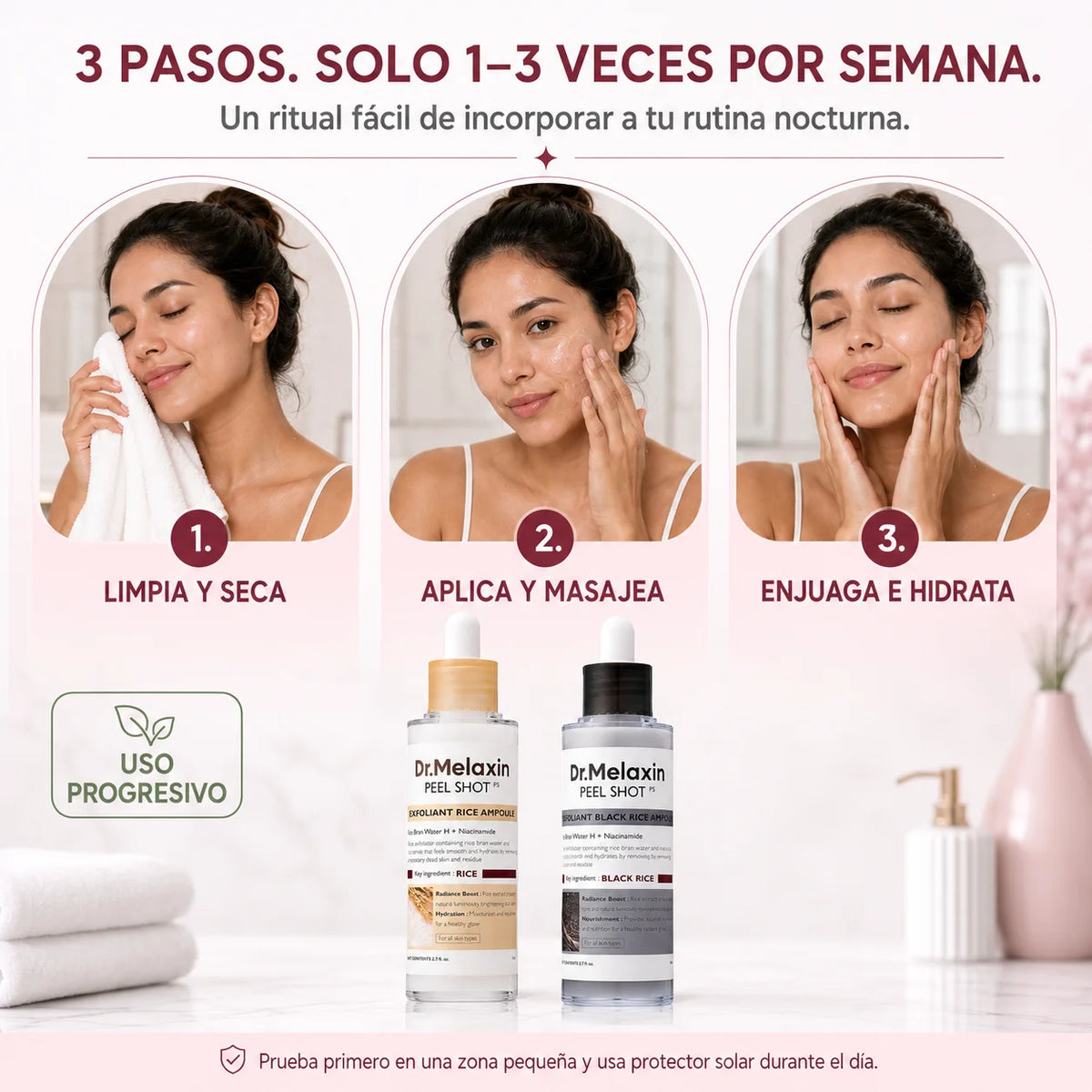 Kit 2x1 Exfoliante Facial Dr. Melaxin
