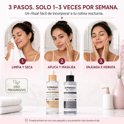 Kit 2x1 Exfoliante Facial Dr. Melaxin