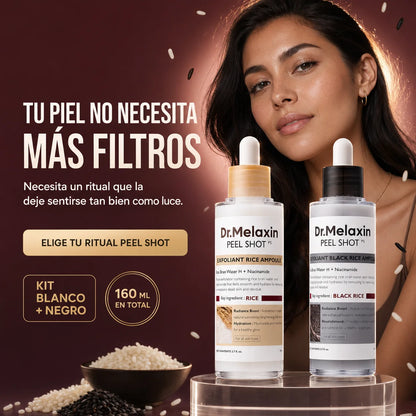 Kit 2x1 Exfoliante Facial Dr. Melaxin