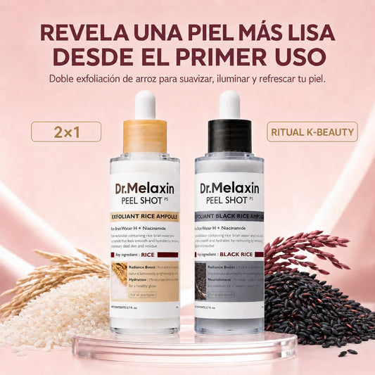 Kit 2x1 Exfoliante Facial Dr. Melaxin
