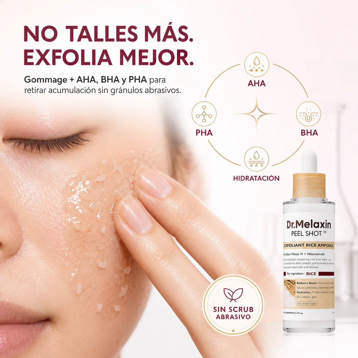 Kit 2x1 Exfoliante Facial Dr. Melaxin