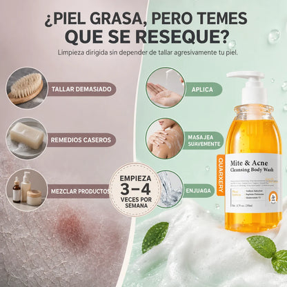 Gel Corporal para Piel con Acné Quarxery | Limpieza Profunda 250 ml