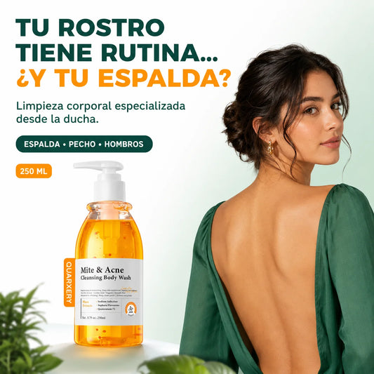 Gel Corporal para Piel con Acné Quarxery | Limpieza Profunda 250 ml
