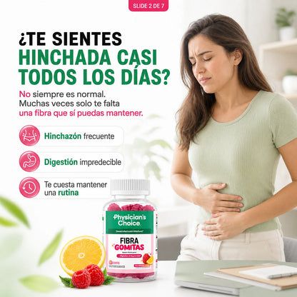 Gomitas de Fibra Prebiótica Physician’s Choice | 60 Piezas