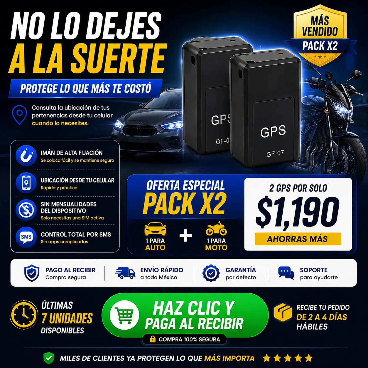 Gps Rastreador Magnético | Ubica Todo Sin Rastro