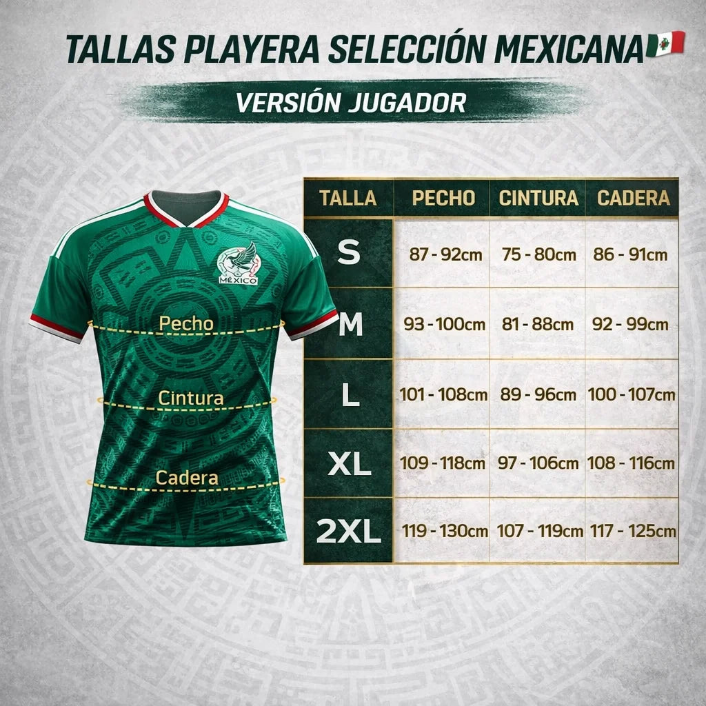 Camiseta Mexicana 2026 | Versión Jugador Premium