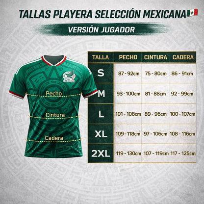 Camiseta Mexicana 2026 | Versión Jugador Premium