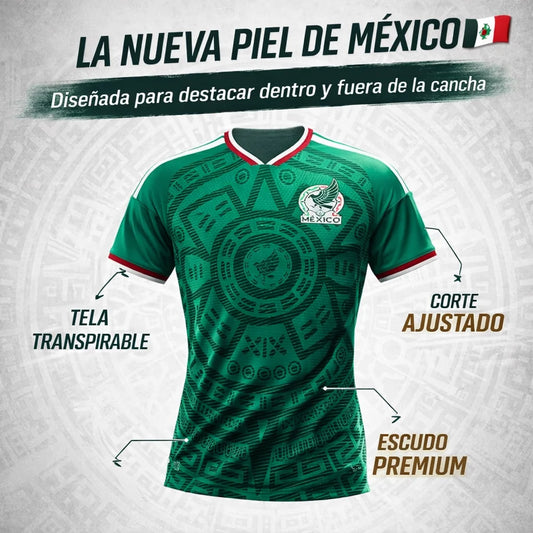 Camiseta Mexicana 2026 | Versión Jugador Premium