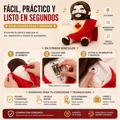 Peluche Antiestrés de Jesús Que Respira