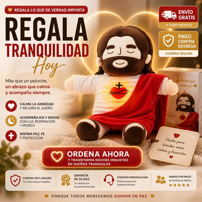 Peluche Antiestrés de Jesús Que Respira
