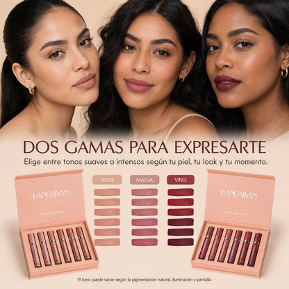 Kit de Labiales Nude Handaiyan | Larga Duración