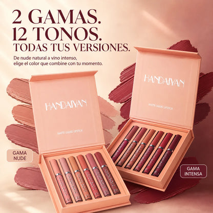 Kit de Labiales Nude Handaiyan | Larga Duración