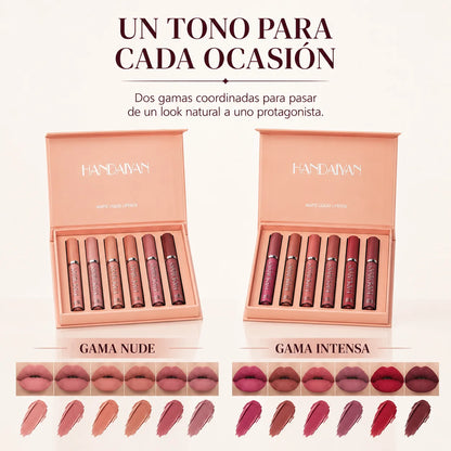 Kit de Labiales Nude Handaiyan | Larga Duración