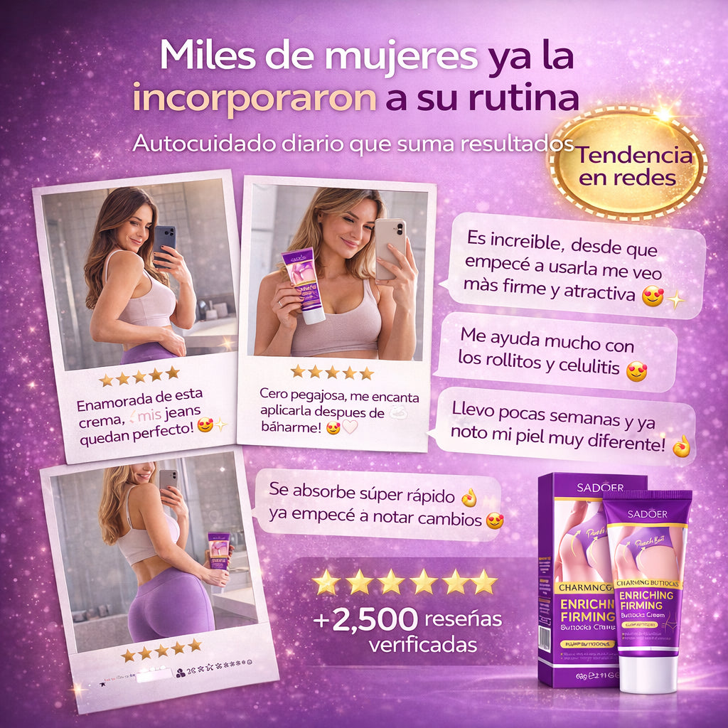 Promo 2X1 | Crema Levanta Glúteos – Piel Más Firme y Uniforme